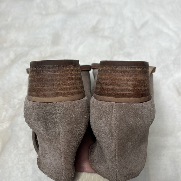 Gianni Bini Leather Suede Ankle Boots Size 11 - Picture 5 of 7